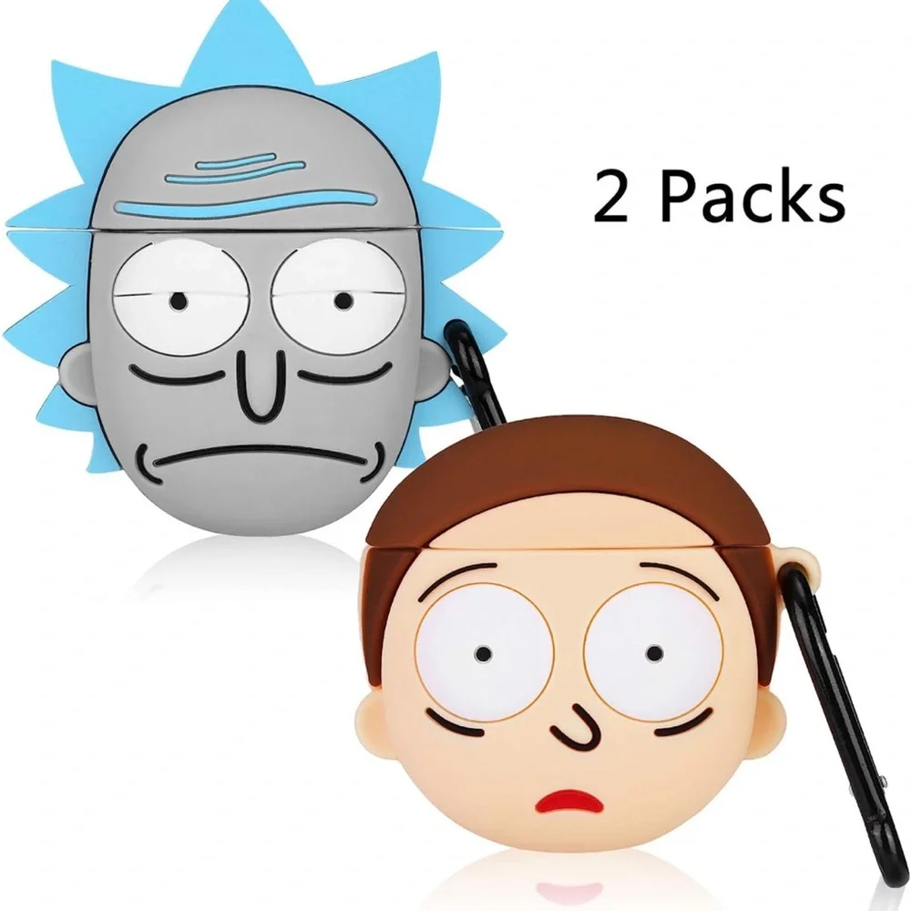 Rick & Morty AirPod Case Covers (Set of 2)